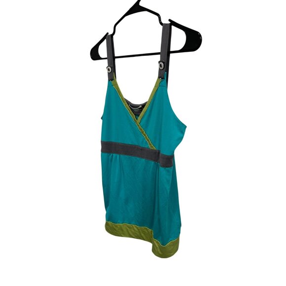 Matilda Jane Sleeveless Colorblock Tank Top Button Strap Accents Sz Medium - Picture 3 of 9